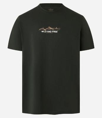 Camiseta Comfort em Algodão com Estampa Lettering