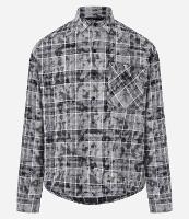 Camisa Comfort em Flanela com Estampa Xadrez com Bolso - 1