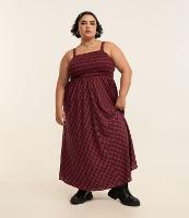 Vestido Midi em Viscose com Estampa Xadrez Curve & Plus Size - 2