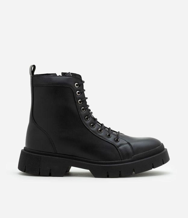 Bota Coturno em Pu com Sola Tratorada - 1