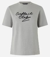 Blusa T-Shirt em Algodão com Lettering Cocktail Club - 1