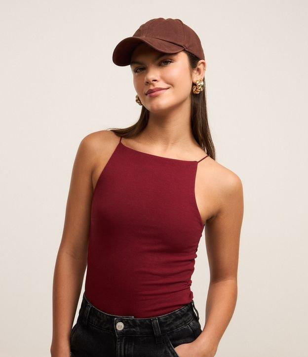 Blusa sem Manga com Decote Halter e Alça Elástico - 2