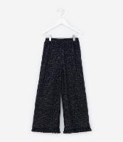 Calça Infantil Metalizada com Babadinho na Barra - Tam 1 a 5 anos - 1