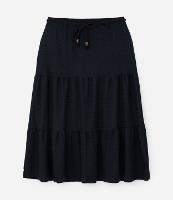 Saia Midi Texturizada com Amarração Curve & Plus Size - 2