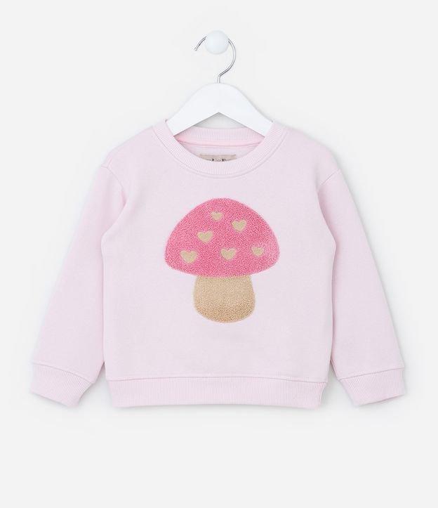 Casaco Infantil com Bordado de Cogumelo - Tam 1 a 5 Anos - 1