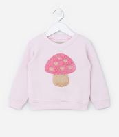 Casaco Infantil com Bordado de Cogumelo - Tam 1 a 5 Anos - 1