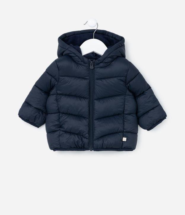 Jaqueta Puffer Infantil em Microfibra - Tam 3 a 18 meses - 1