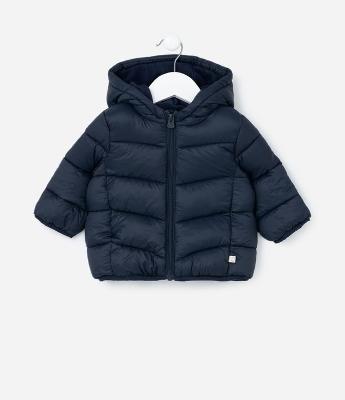 Jaqueta Puffer Infantil em Microfibra - Tam 3 a 18 meses