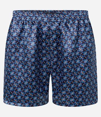 Cueca Samba Canção em Cetim e Estampada