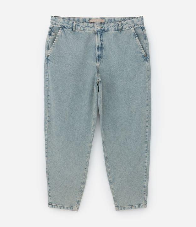 Calça Mom em Jeans Dirty Washed Curve & Plus Size - 1