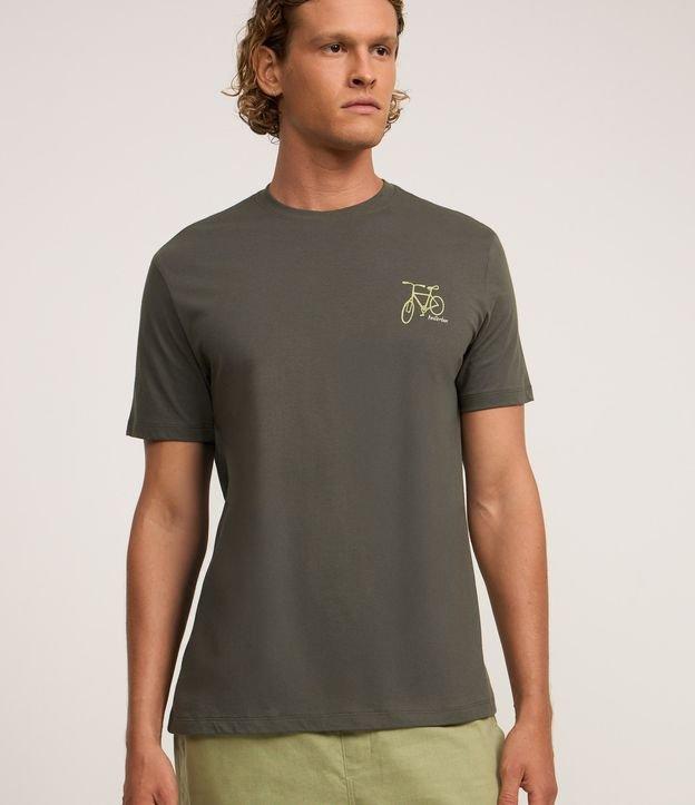 Camiseta Comfort em Algodão com Estampa de Bike - 2