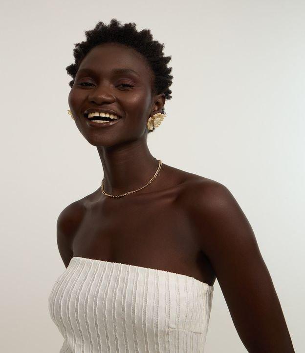 Body Texturizado com Decote Tomara que Caia - 2