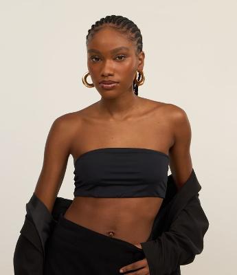 Top Faixa Super Cropped em Poliamida