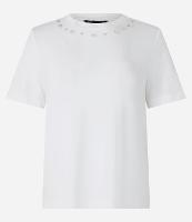 Blusa em Viscose com Strass e Pérolas Aplicados - 1