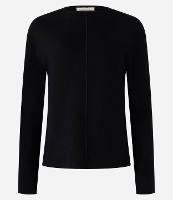 Blusa em Moletinho com Friso Frontal e Gola Média - 1