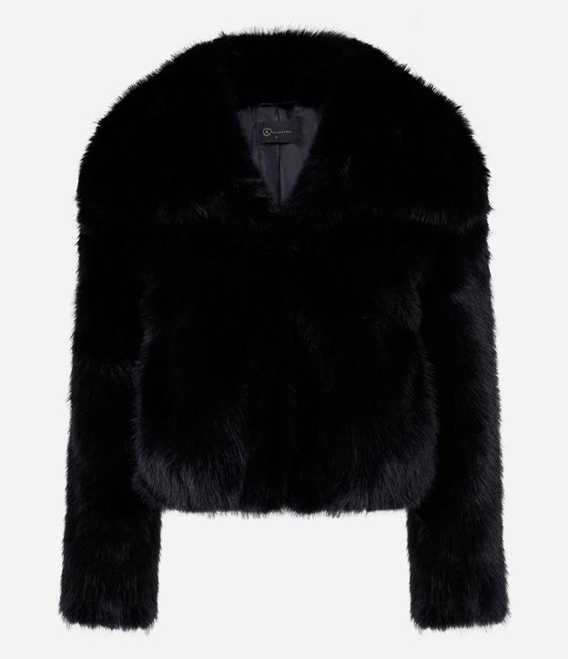 Casaco com Lapela na Gola e Pelinhos - 1