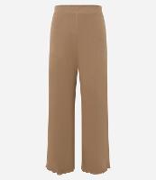 Calça Wide Leg com Cintura Alta e Elástico no Cós - 1