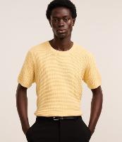 Camiseta Regular em Tricô com Textura Canelada - 2