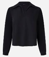 Blusa em Crepe com Gola Polo e Zíper - 1