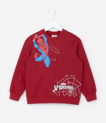 Casaco Infantil  com Estampa Homem-Aranha - Tam 4 a 10 Anos
