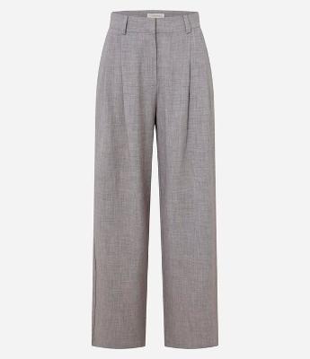 Calça Wide Leg Alfaiatada com Cós Simples