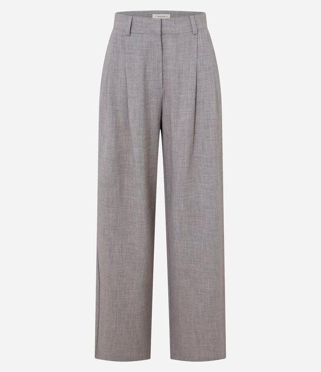 Calça Wide Leg Alfaiatada com Cós Simples - 1