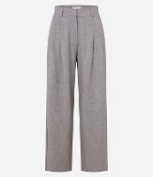 Calça Wide Leg Alfaiatada com Cós Simples - 1