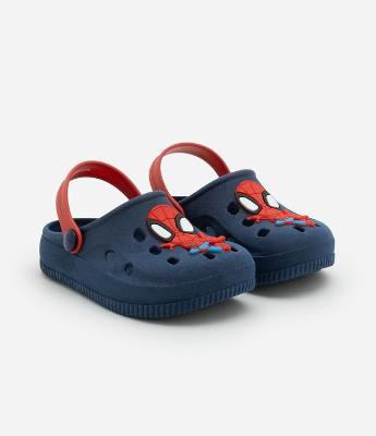 Sandália Babuche Infantil com Patch do Spidey - Tam 20 a 33