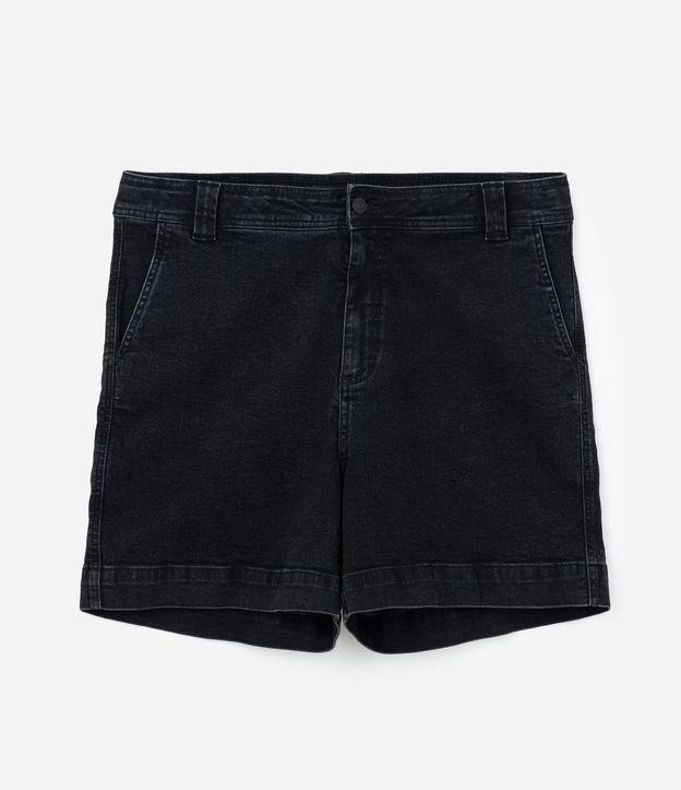 Short em Jeans com Elastano e Barra Larga Curve & Plus Size - 1