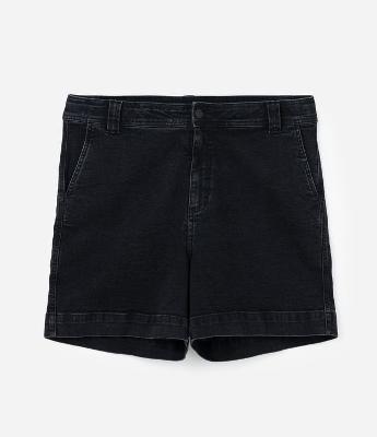 Short em Jeans com Elastano e Barra Larga Curve & Plus Size