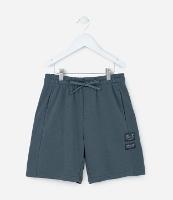 Bermuda Infantil com Etiqueta Aplicada - Tam 5 a 14 Anos - 1