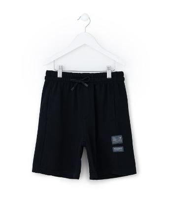 Bermuda Infantil com Etiqueta Aplicada - Tam 5 a 14 Anos