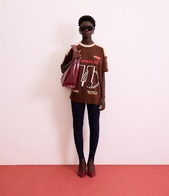 Calça Legging em Tricô com Cintura Alta