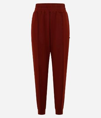 Calça Jogger em Microfibra Pesada com Frisos