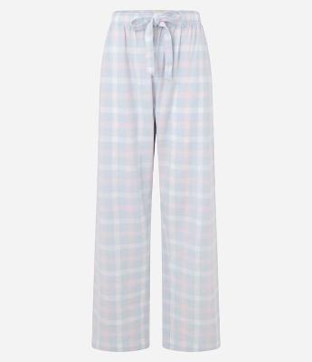 Calça de Pijama em Flanela Xadrez