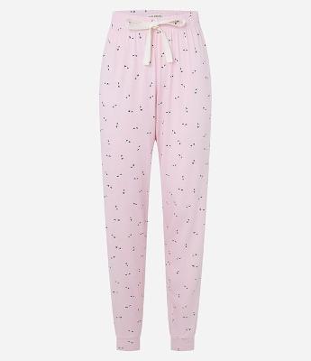 Calça de Pijama em Viscose Estampada de Óculozinhos