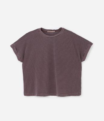Blusa com Efeito Fio Tinto e Manga Dobrada Curve & Plus Size