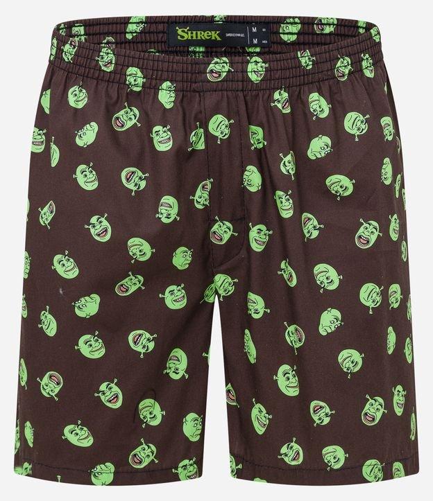 Cueca Samba Canção em Tricoline com Estampa do Shrek - 1