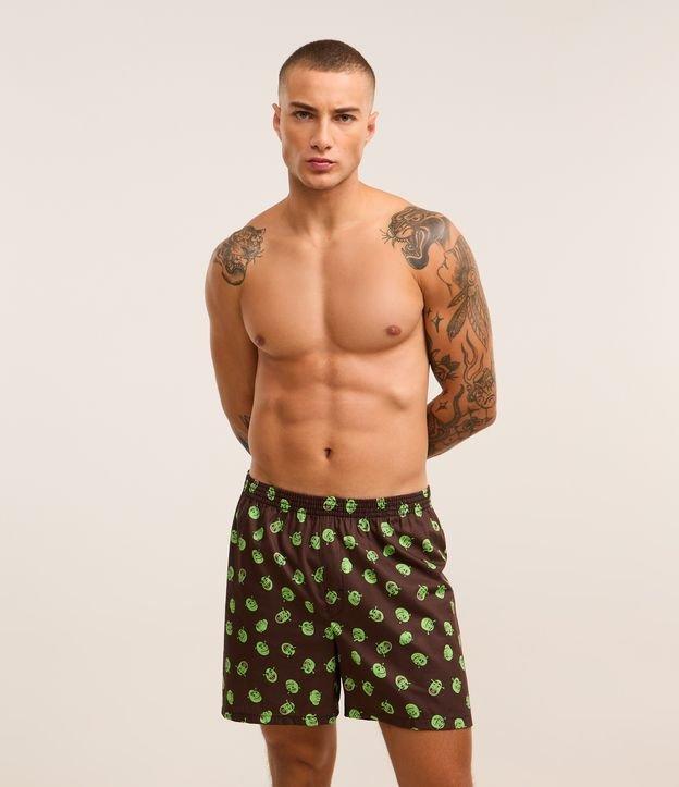 Cueca Samba Canção em Tricoline com Estampa do Shrek - 2