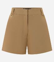 Short Alfaiatado com Fivela Metalizada no Passantes - 1