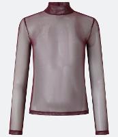 Blusa em Tule Segunda Pele com Transparência - 1