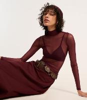 Blusa em Tule Segunda Pele com Transparência - 2