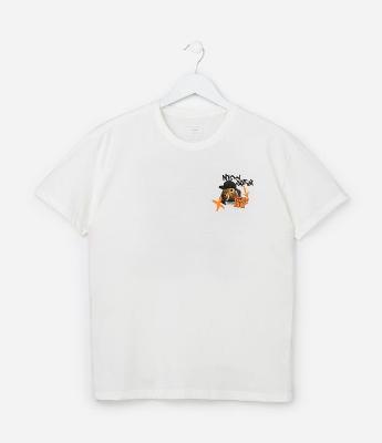 Camiseta Oversized Infantil com Estampa Capivara Skatista - Tam 5 a 14 Anos