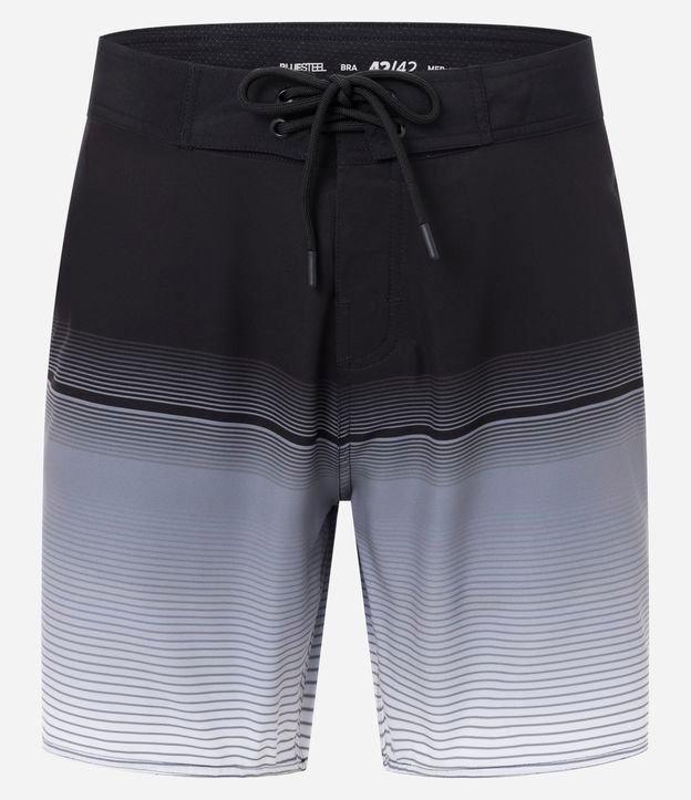 Bermuda em Microfibra com Estampa Degradê - 1