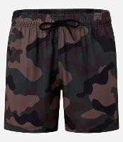 Bermuda em Microfibra com Estampa Camuflada - 1