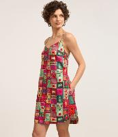 Vestido Curto em Viscolinho com Estampa de Frutinhas - 2