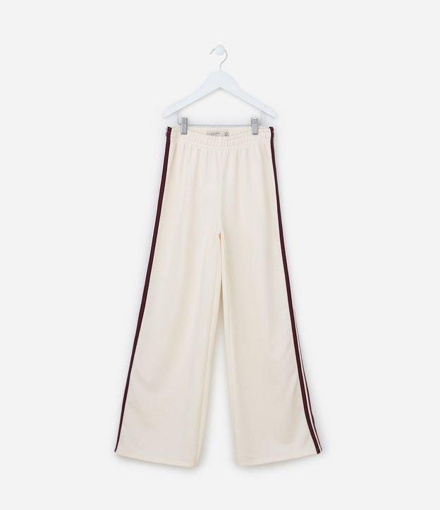 Calça Infantil em Moletom com Listras Laterais - Tam 5 a 14 Anos - 1