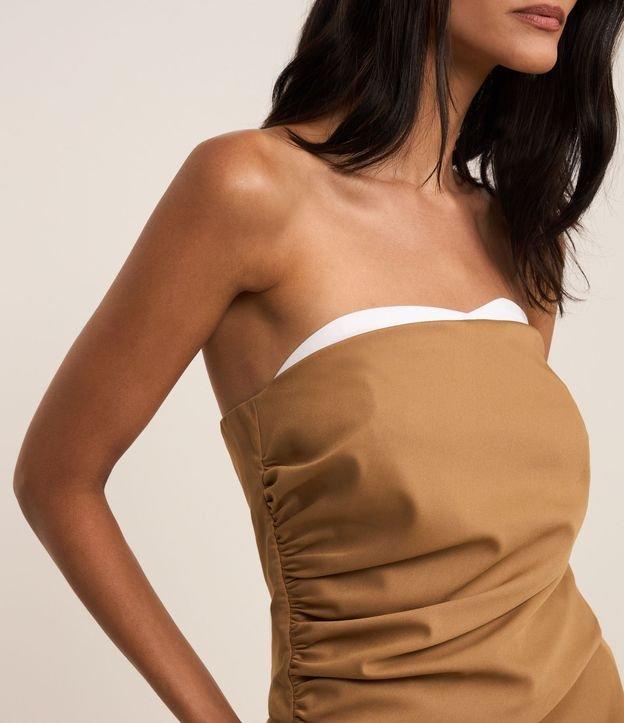 Blusa Tomara Que Caia em Crepe com Franzidos - 2