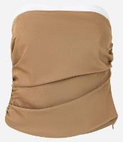 Blusa Tomara Que Caia em Crepe com Franzidos - 1