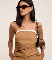 Blusa Tomara Que Caia em Crepe com Franzidos - 3